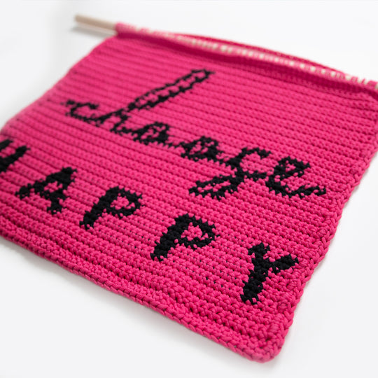 Choose Happy Wall Hanging Crochet Class