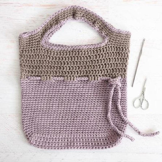 Lilac Roped Bag Crochet Pattern