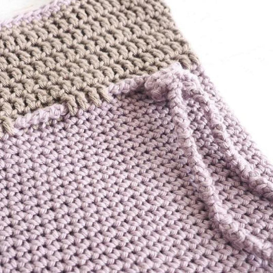 Lilac Roped Bag Crochet Pattern
