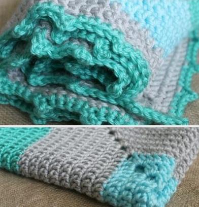 Oceans and Seas Preemie Blanket Crochet Pattern