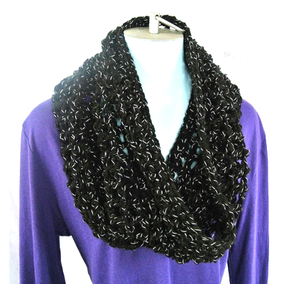 Coraline on Times Square Cowl Crochet Pattern
