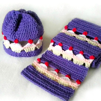 Cupcake Lovers’ Beanie Crochet Pattern