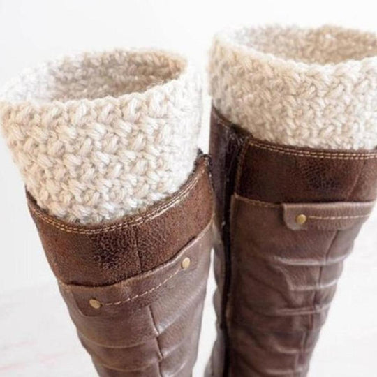 Elizabeth Stitch Boot Cuff Crochet Pattern