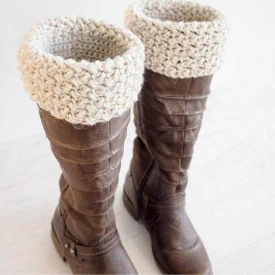 Elizabeth Stitch Boot Cuff Crochet Pattern