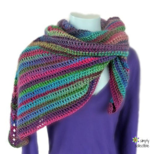 Lily's Rose Garden Shawl Crochet Pattern