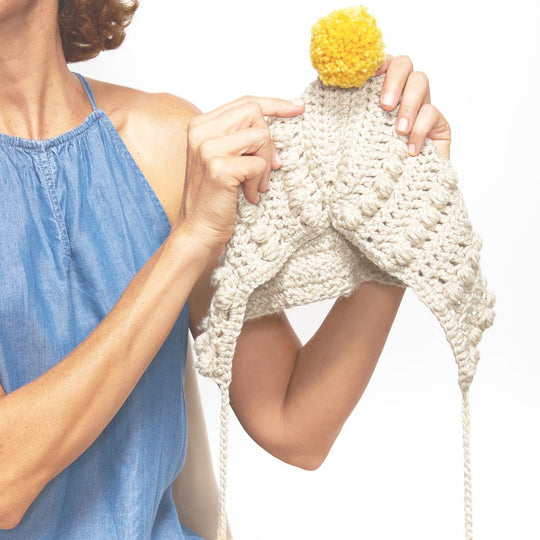 Baby Pom Pom Hat Crochet Pattern