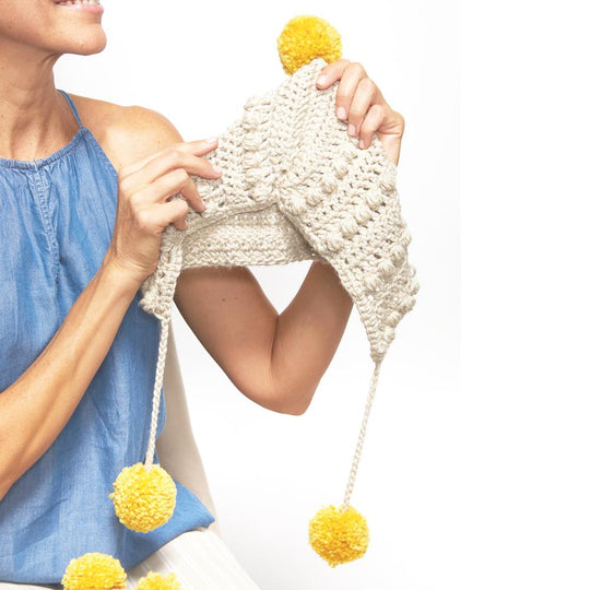 Baby Pom Pom Hat Crochet Pattern