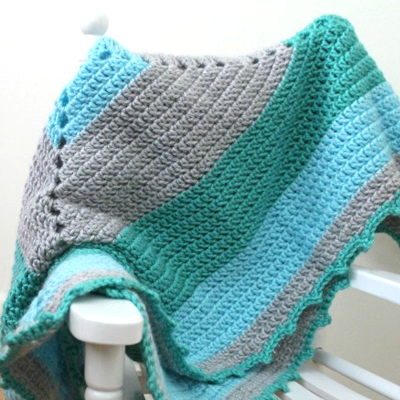 Oceans and Seas Preemie Blanket Crochet Pattern