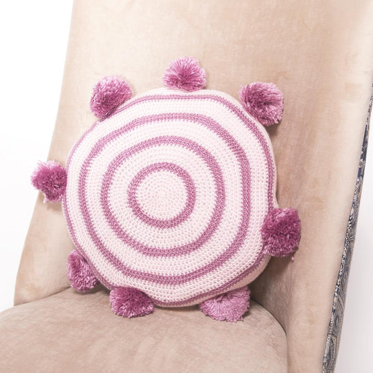 Pom Pom Cushion Crochet Pattern