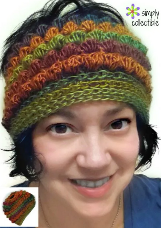 Messy Bun Hat Crochet Pattern