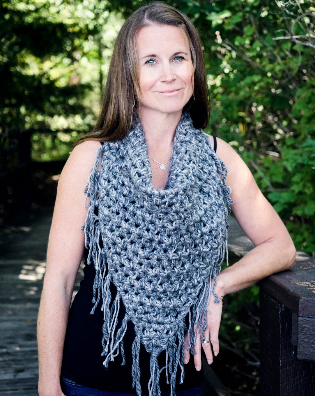 Triangle Scarf Crochet Pattern – I Love Stitches