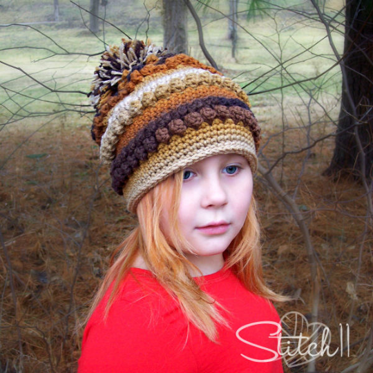 Rustic Love Slouch Crochet Pattern