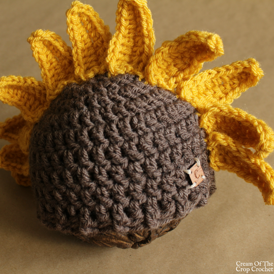 Sadie the Sunflower Hat Crochet Pattern