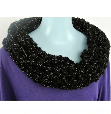 Coraline on Times Square Cowl Crochet Pattern