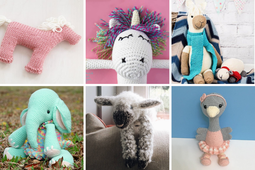 Knit & Crochet Amigurumi Animals