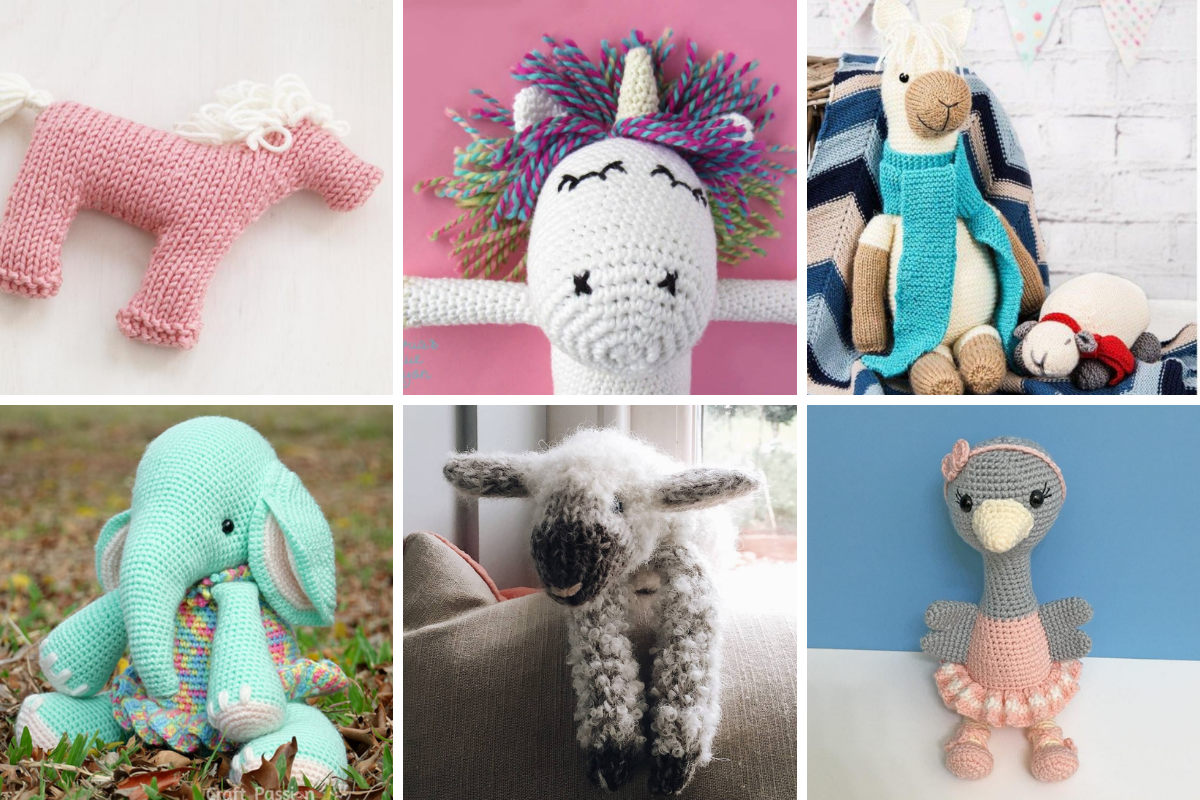 Knit & Crochet Amigurumi Animals