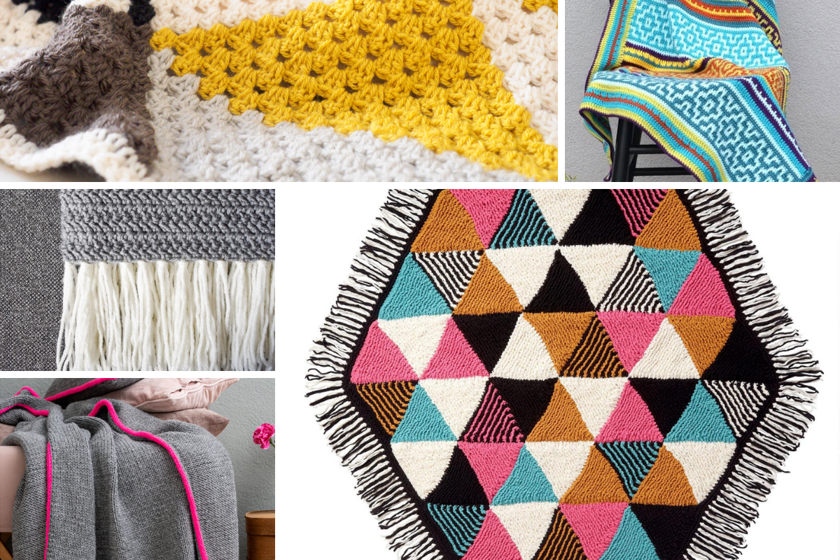 Modern Knit & Crochet Afghan Patterns