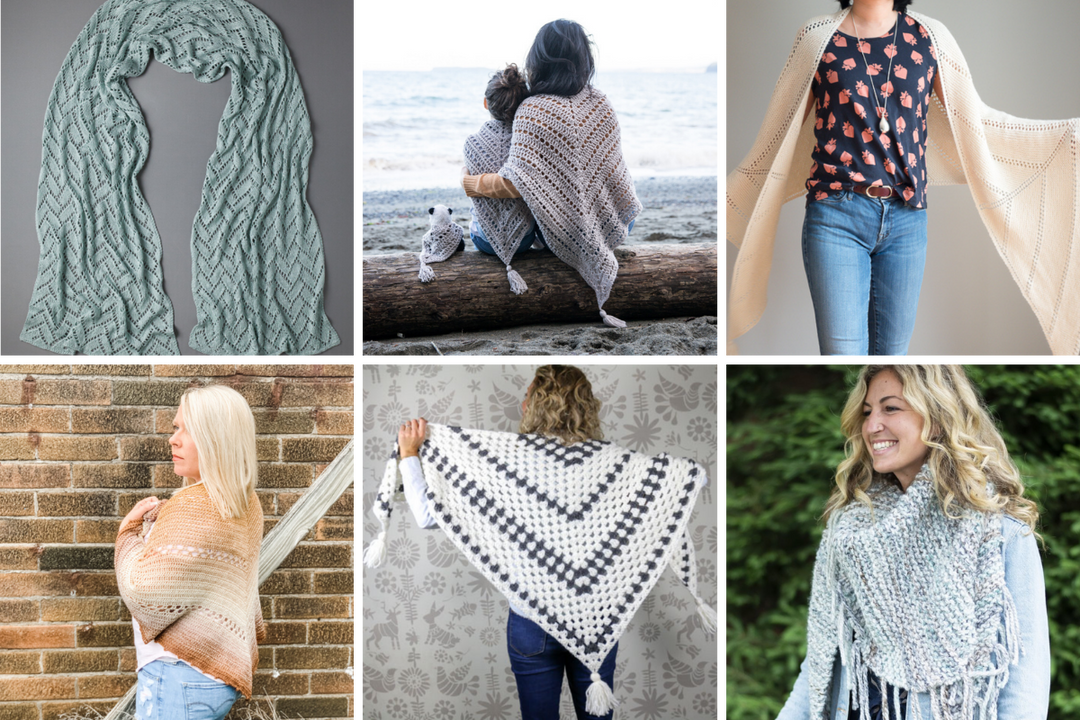 Quick & Easy Crochet and Knit Shawls