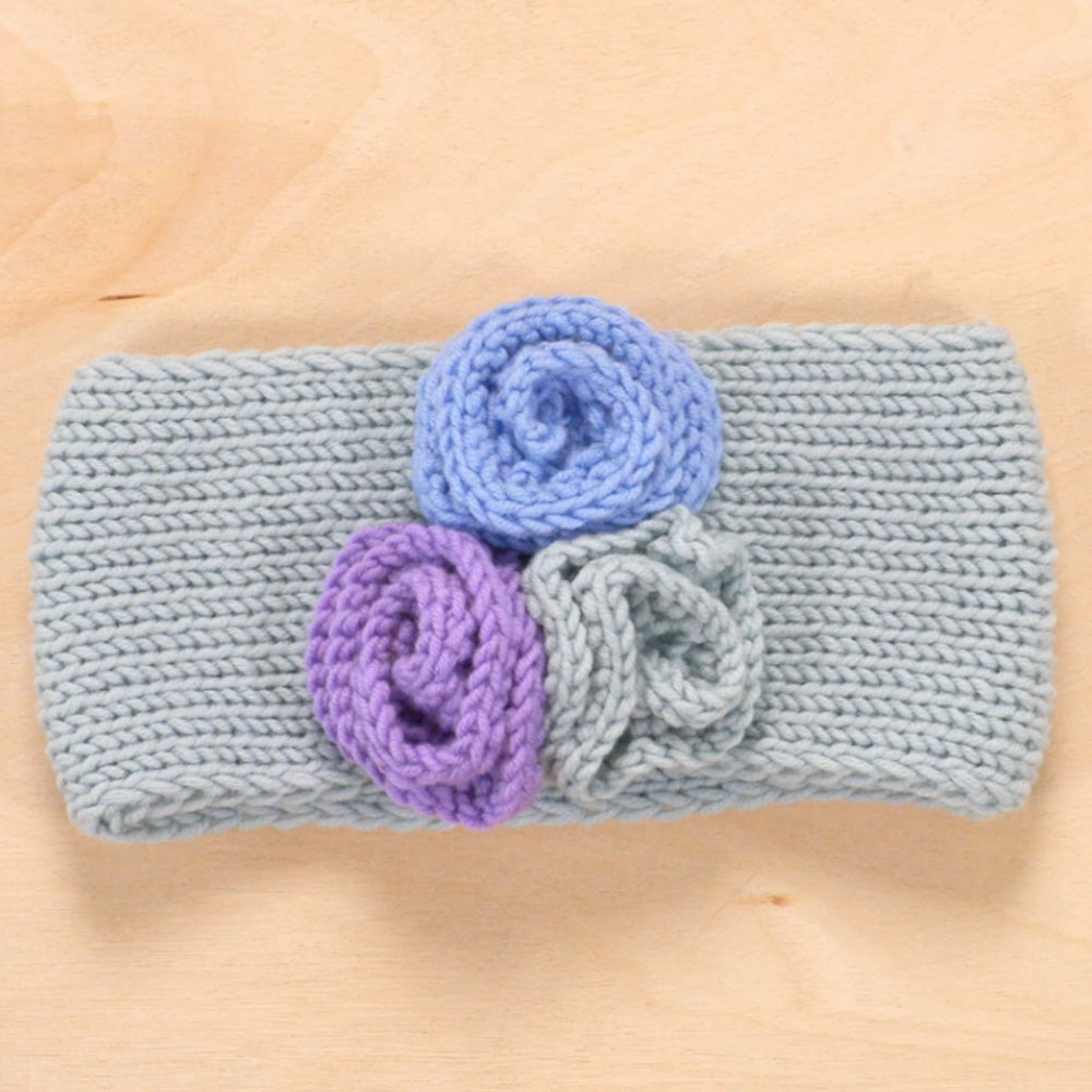 Flower Headband Knit Class