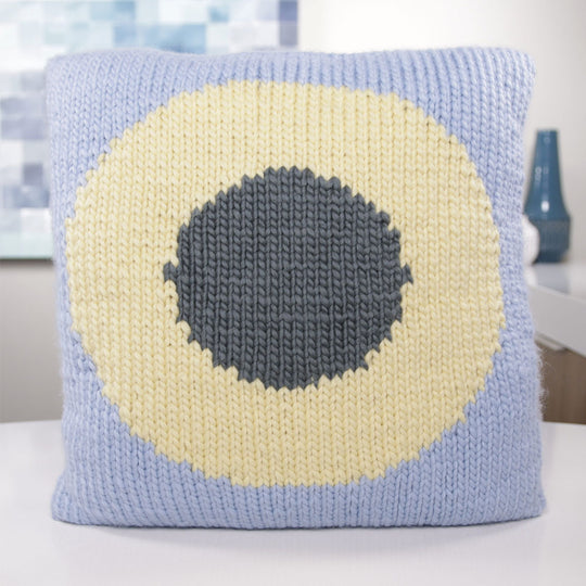 Intarsia Knit Pillow Cover Knit Class