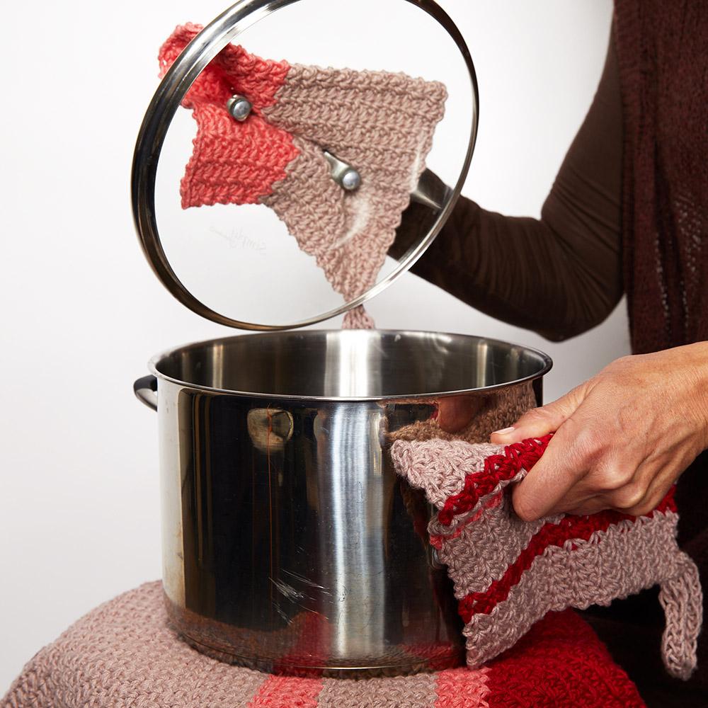 Modern Tea Towel Set Crochet Pattern