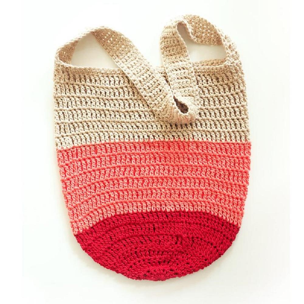 Color Block Boho Bag Crochet Pattern