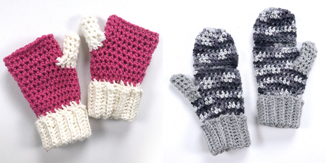Cozy Convertible Mittens Crochet Class