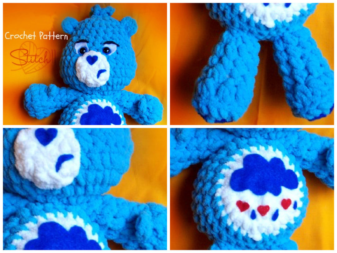 Grumpy Bear Crochet Pattern
