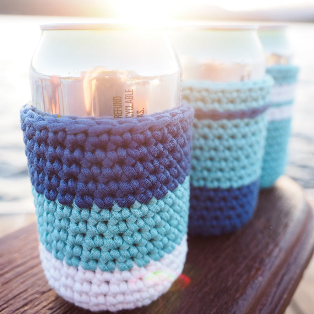 Evening Sea Can Cozy - Pattern - Electronic Download