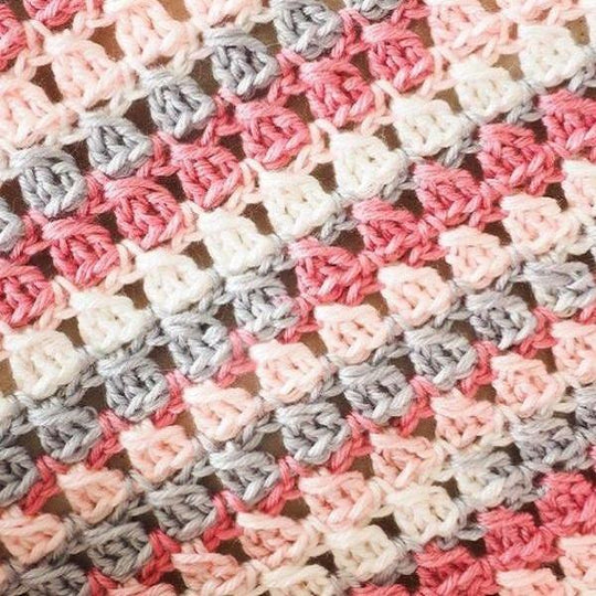 Cross-Over Block Stitch Baby Blanket Crochet Pattern
