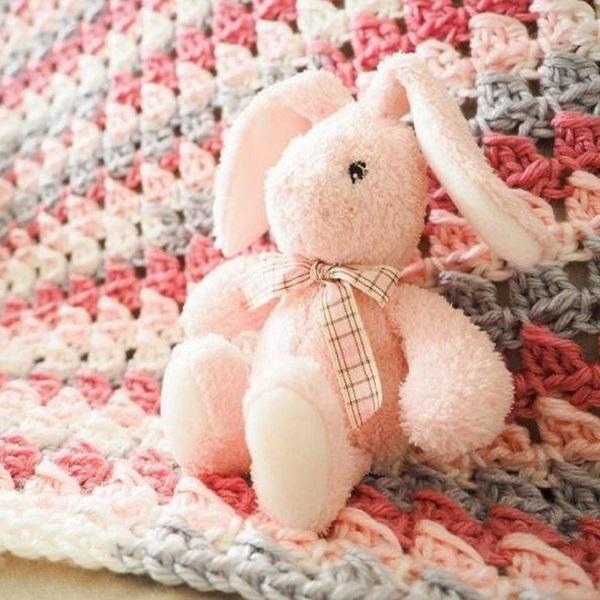 CrossOver Block Stitch Baby Blanket Crochet Pattern I Love Stitches