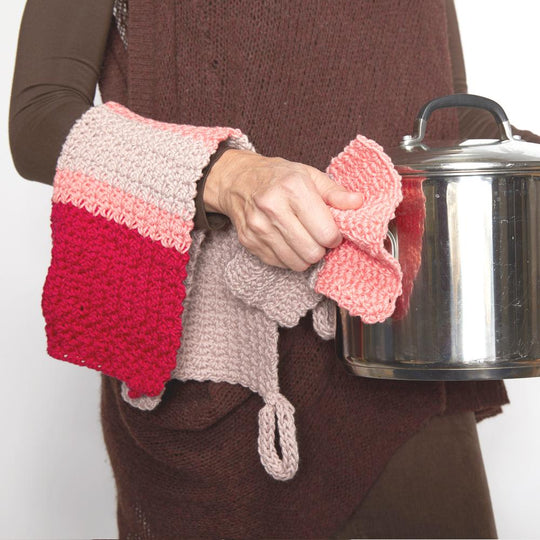Modern Tea Towel Set Crochet Pattern