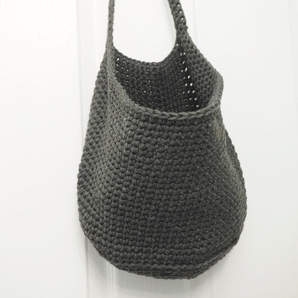 Hanging Storage Basket Crochet Pattern