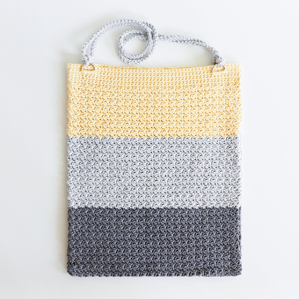 Color Block Bag Tote Crochet Pattern