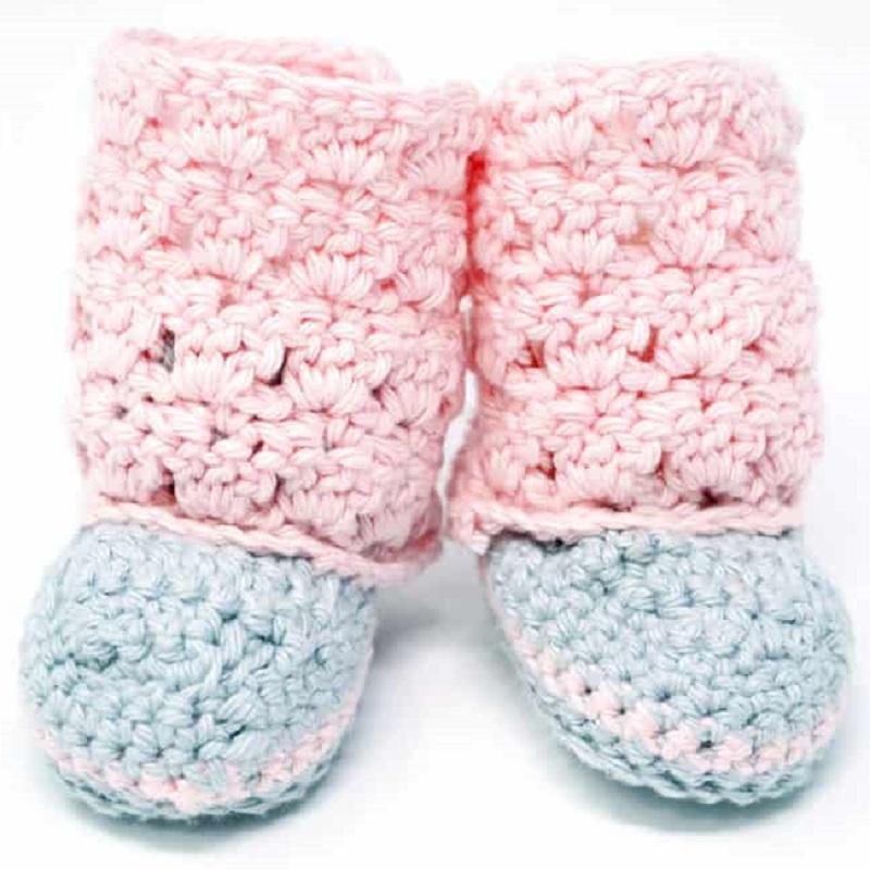 Primrose Baby Boots Crochet Pattern