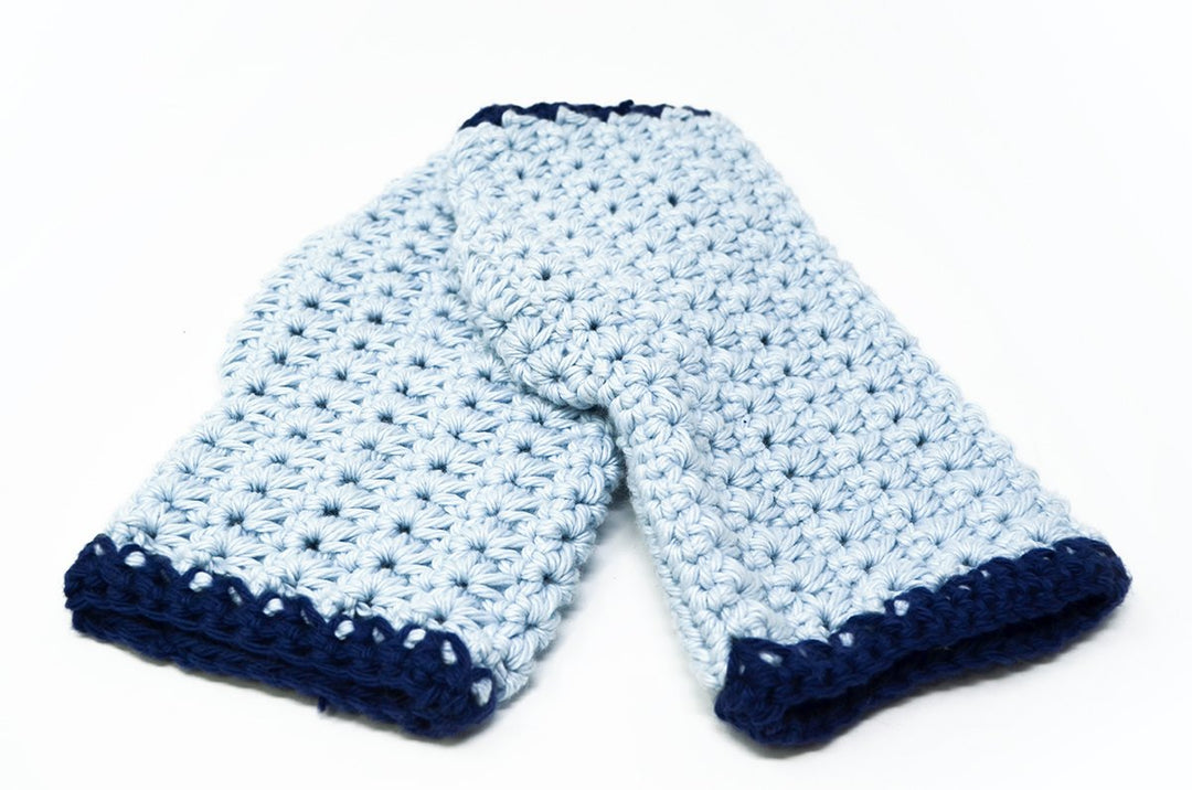 Star Stitch Fingerless Gloves Crochet Pattern