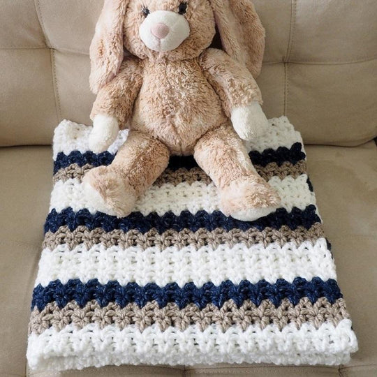 Easy 'Done in a Day' Baby Blanket Crochet Pattern & Video Tutorial