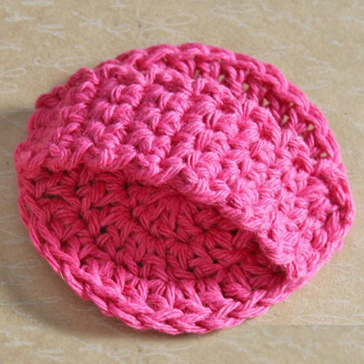 Face Scrubbie with Handle Crochet Pattern