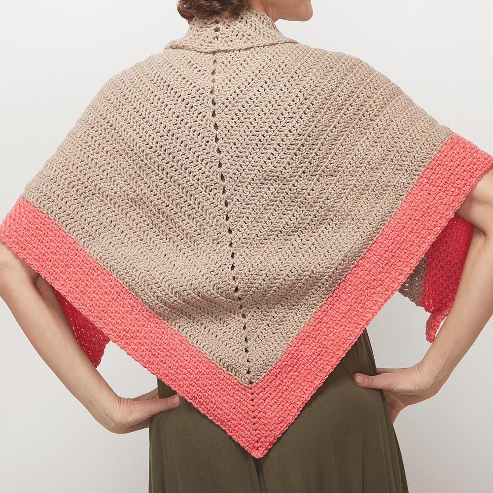 Pop of Color Shawl Crochet Pattern