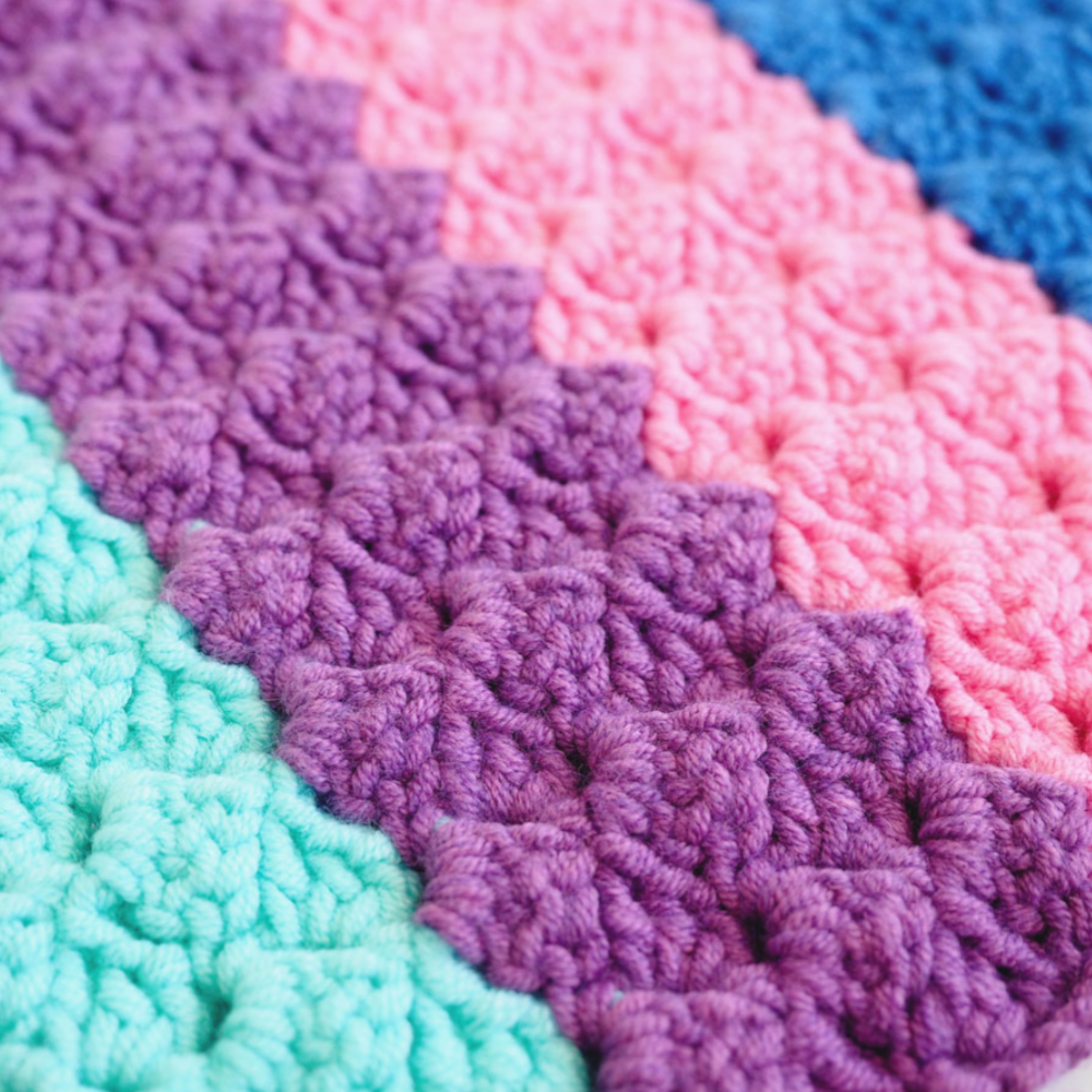 Tulip Textured Dishcloth Crochet Pattern