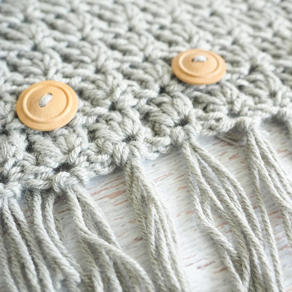 Easy Breezy Buttoned Cowl Crochet Pattern