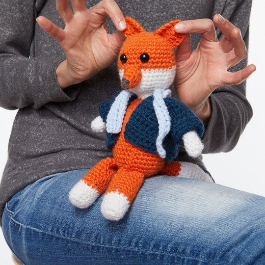 Mr. Fox Toy Crochet Pattern