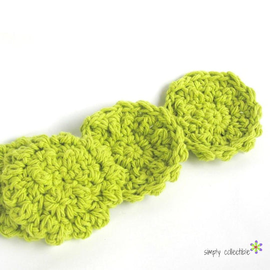 Easy Reusable Cotton Balls or Spa Scrubbie Crochet Pattern