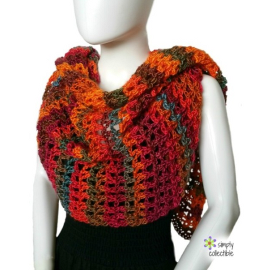 Coraline in Rio Mini Shawl Crochet Pattern – I Love Stitches