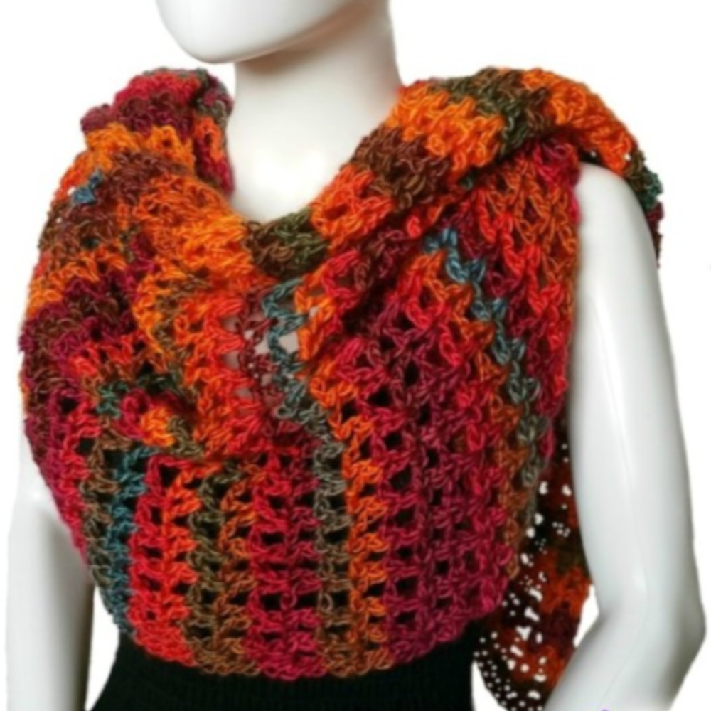 Coraline in Rio Mini Shawl Crochet Pattern