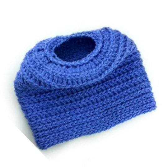 Edgy Messy Bun Hat 2-in-1 Crochet Pattern