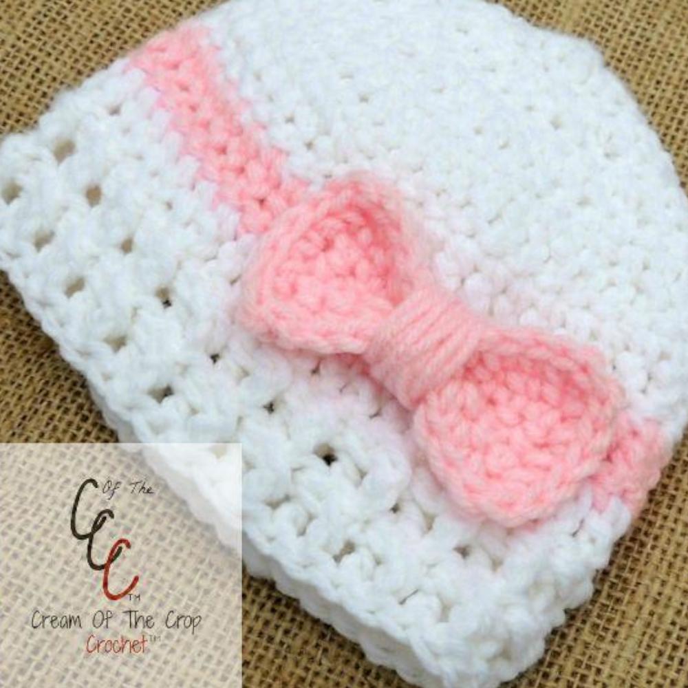 Preemie Newborn Bea Hat Crochet Pattern