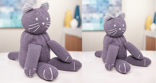 Kitty Stuffed Animal Knit Class