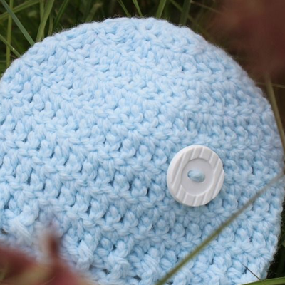 Preemie Newborn Caleb Hat Crochet Pattern