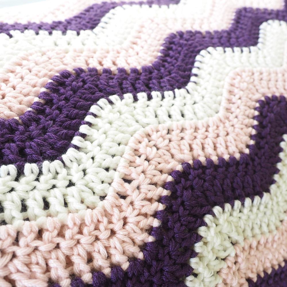 Little Ripple Baby Blanket Crochet Pattern